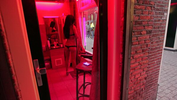 Квартал красных фонарей в Амстердаме - Sputnik 日本