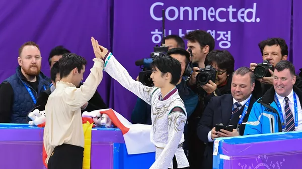 羽生選手とフェルナンデス・ロペス選手 - Sputnik 日本
