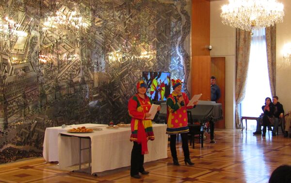 在日ロシア大使館でのマースレニッツァのお祝い - Sputnik 日本
