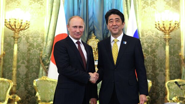 安倍首相　プーチン大統領と電話で会談 - Sputnik 日本