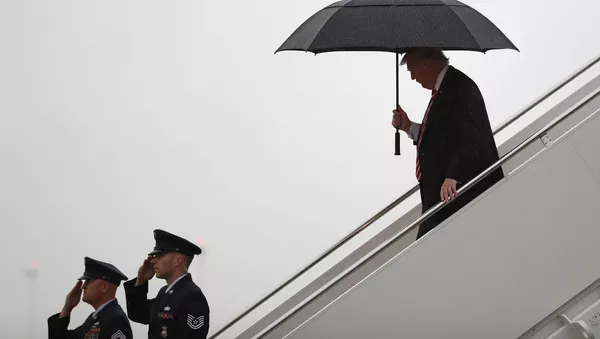 トランプ氏、妻子を雨の中に放置 - Sputnik 日本