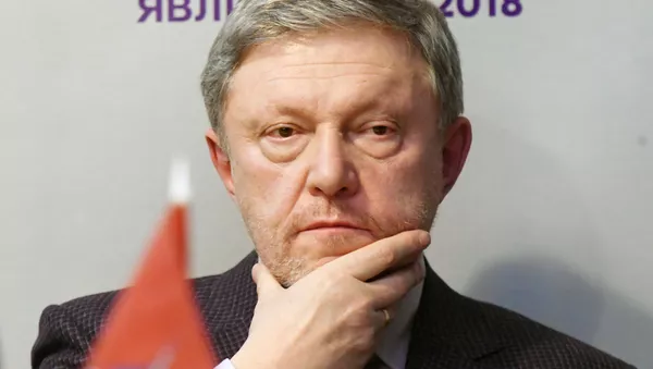 Встреча кандидата в президенты РФ Г. Явлинского с главами муниципальных собраний Москвы - Sputnik 日本