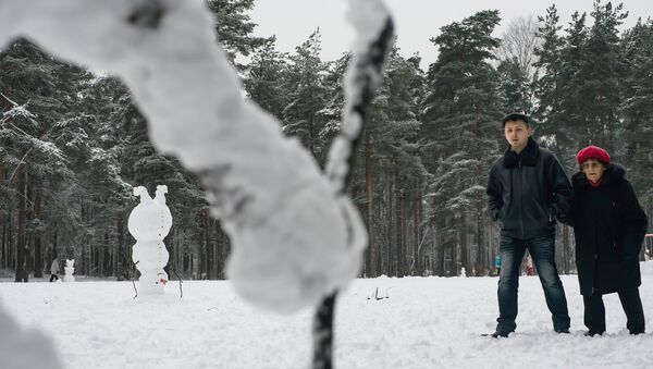 снеговик пацан бабуля - Sputnik 日本