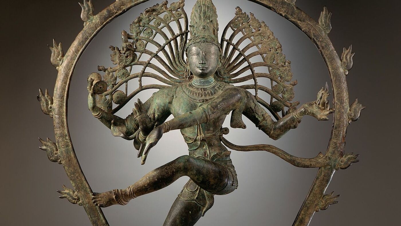 踊るシヴァ神像 インド産 銅 ヒンドゥー教 ブロンズ像 銅像 Shiva शिव-