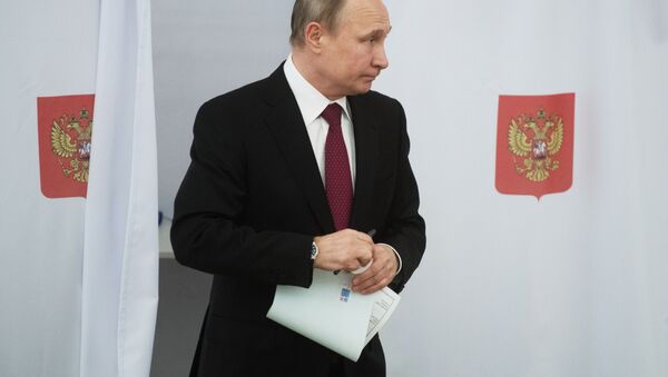 プーチン氏が投票 - Sputnik 日本