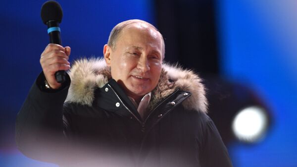 プーチン氏は自身最高の支持率を獲得＝中央選管 - Sputnik 日本