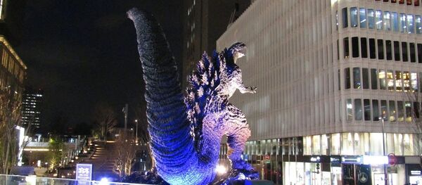 東京中心部にゴジラ像 東京中心部にゴジラ像 - Sputnik 日本