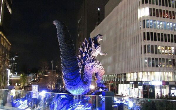 東京中心部にゴジラ像 - Sputnik 日本