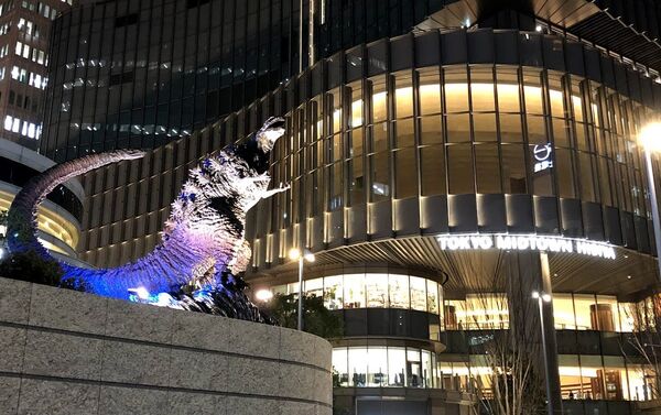 東京中心部にゴジラ像 - Sputnik 日本