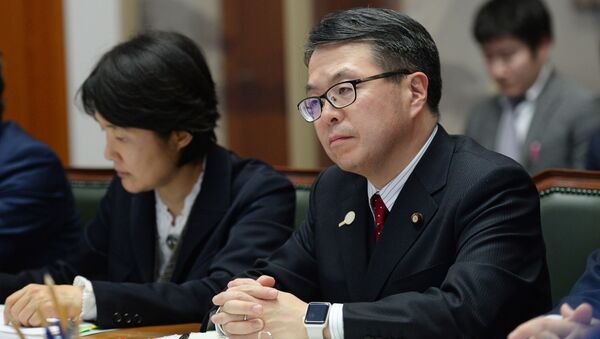 Министр экономики, торговли и промышленности Японии Хиросигэ Сэко - Sputnik 日本