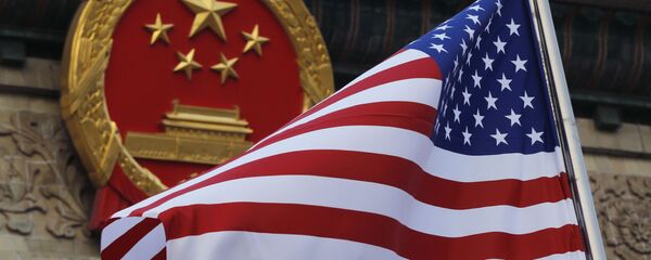 中国と米国の旗 中国と米国の旗 - Sputnik 日本