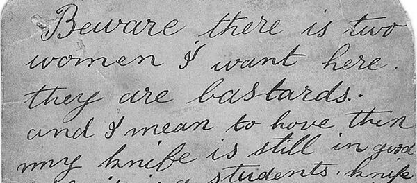 最も恐ろしい殺人前に作られた切り裂きジャックの葉書が競売に 最も恐ろしい殺人前に作られた切り裂きジャックの葉書が競売に - Sputnik 日本