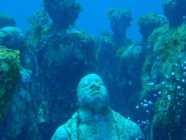 彫刻作品Musa、メキシコのカンクン国立海洋公園 - Sputnik 日本