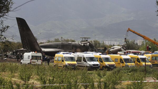 アルジェリアで軍用機墜落　１８０人以上が死亡 - Sputnik 日本