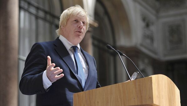Boris Johnson, ministro británico de Exteriores - Sputnik 日本