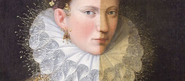 絵画復元で人物画が「若返る」 成果をネットに公開 絵画復元で人物画が「若返る」 成果をネットに公開 - Sputnik 日本