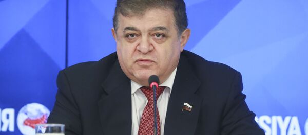 Первый заместитель председателя комитета Совета Федерации по международным делам Владимир Джабаров Первый заместитель председателя комитета Совета Федерации по международным делам Владимир Джабаров - Sputnik 日本