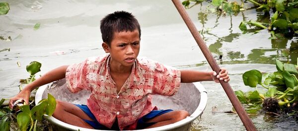 カンボジアの男の子 - Sputnik 日本