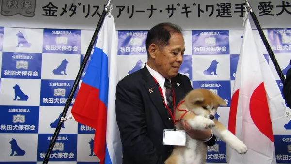 ザギトワの犬