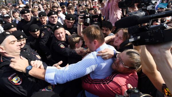 モスクワ中心部　無許可の市民集会に１５００人が参加　逮捕者も - Sputnik 日本