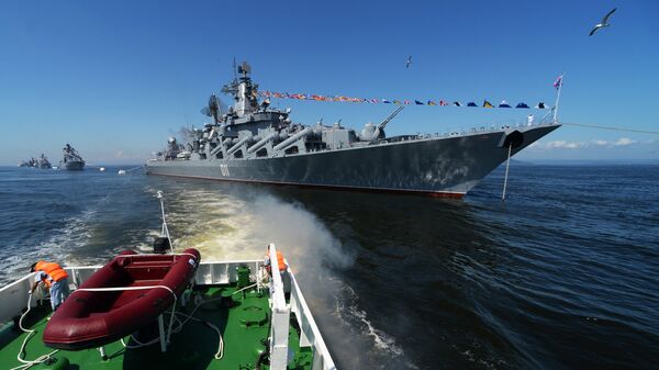 ロシアのミサイル巡洋艦「ヴァリャーグ」 - Sputnik 日本