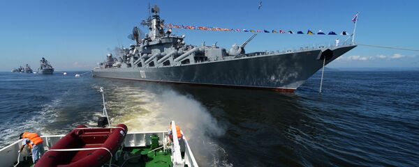 ミサイル巡洋艦「ヴァリャーグ」【アーカイブ写真】 ミサイル巡洋艦「ヴァリャーグ」【アーカイブ写真】 - Sputnik 日本