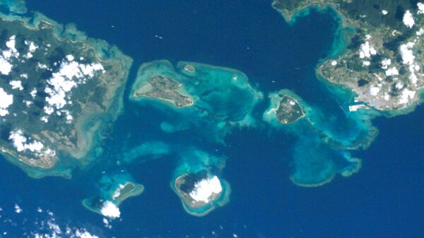 Крупнейший в мире коралловый риф в лагуне Sekisei на юго-западе Японии около Окинавы - Sputnik 日本