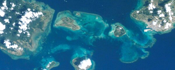 Крупнейший в мире коралловый риф в лагуне Sekisei на юго-западе Японии около Окинавы - Sputnik 日本