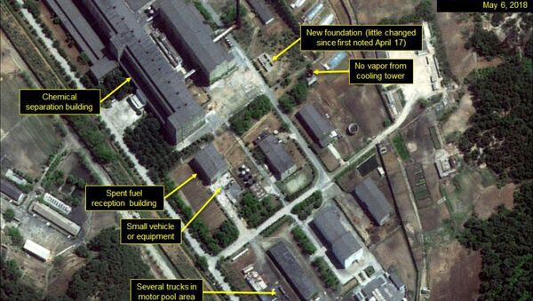 北朝鮮核施設で煙＝米分析サイト - Sputnik 日本