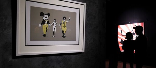 バンクシー展、モスクワで開催 本人には知らされず バンクシー展、モスクワで開催 本人には知らされず - Sputnik 日本