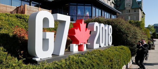 Logo de la reunión del G7 en Canadá - Sputnik 日本