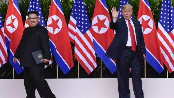 金委員長とトランプ大統領（アーカイブ写真） - Sputnik 日本