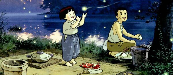 Кадр из аниме Могила светлячков Кадр из аниме Могила светлячков - Sputnik 日本