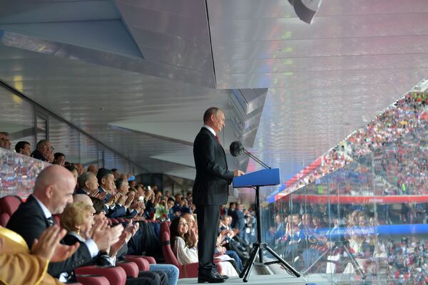 プーチン大統領がW杯開幕式で演説 - Sputnik 日本