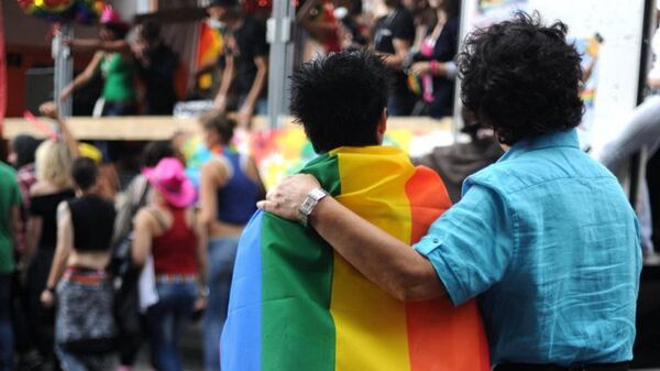 Праздник по случаю легализации однополых браков в США - Sputnik 日本