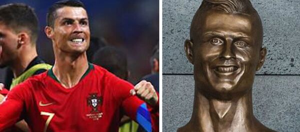 ポルトガルの空港から不気味なロナウド像撤去 ポルトガルの空港から不気味なロナウド像撤去 - Sputnik 日本