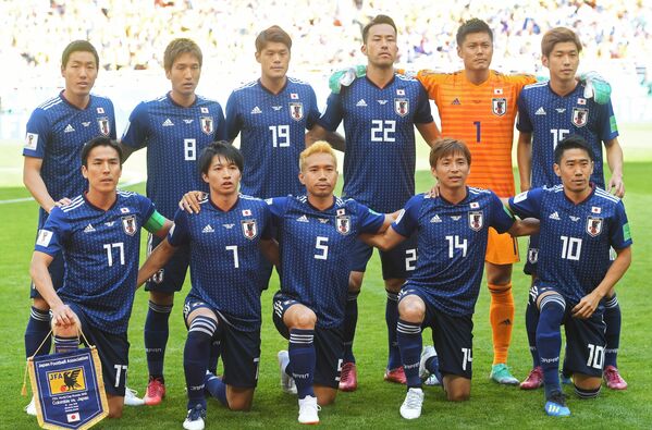 試合前の日本代表の選手たち - Sputnik 日本