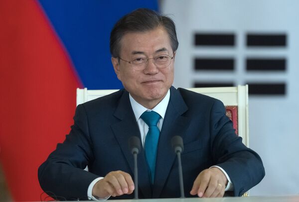 韓国の文在寅(ムン・ジェイン)大統領 韓国の文在寅(ムン・ジェイン)大統領 - Sputnik 日本