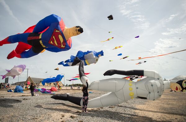 スーパーマンやバットマン、キャットウーマンの凧 - Sputnik 日本