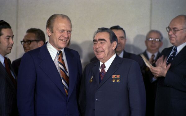 フォード米大統領とソ連のブレジネフ第一書記の会談 - Sputnik 日本