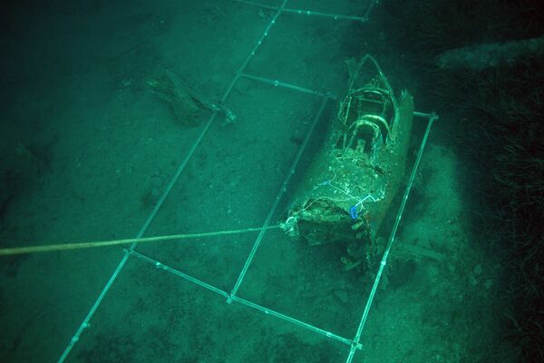海底に横たわるP-47の破片 - Sputnik 日本
