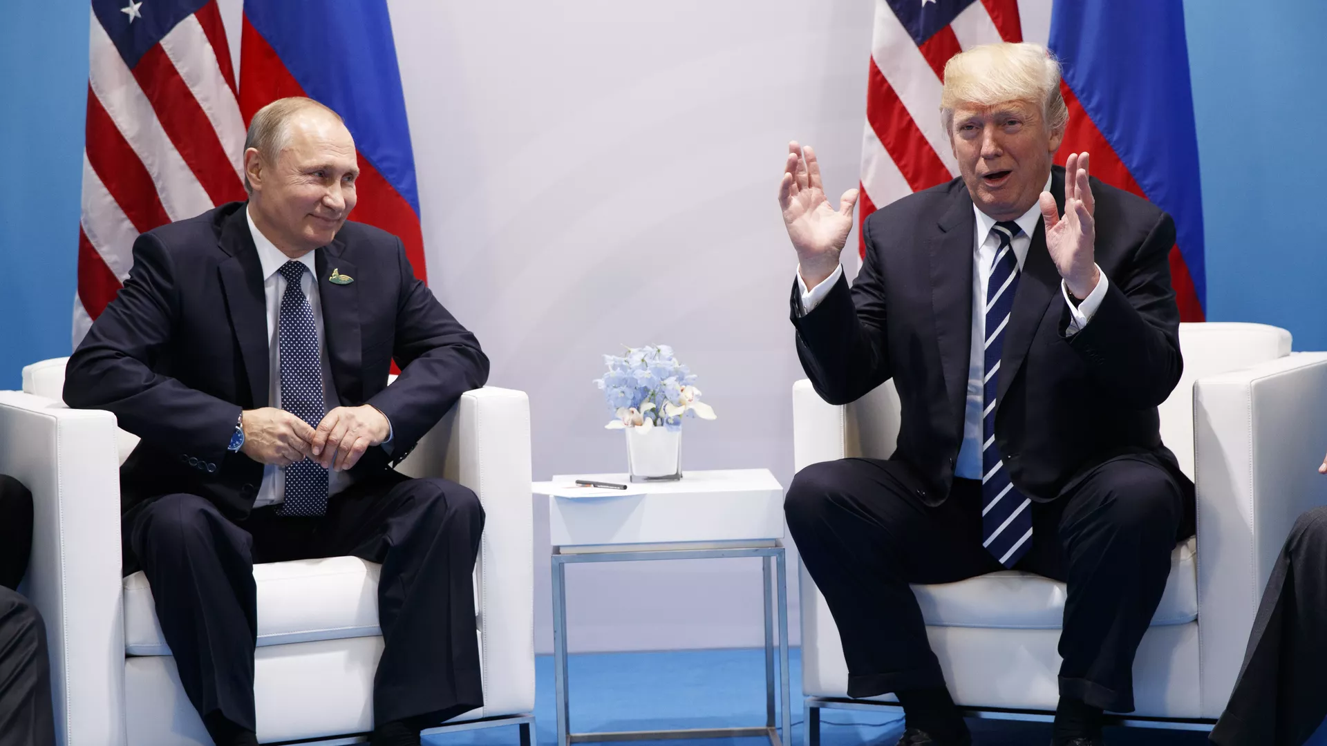 トランプ氏とプーチン氏（2017年）
