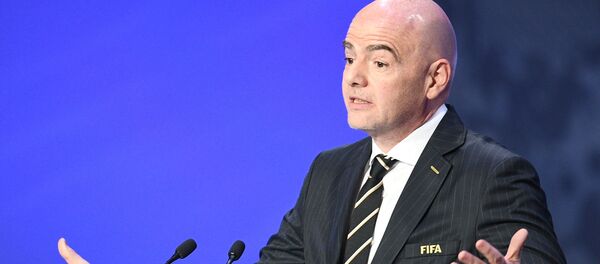 Президент FIFA Джанни Инфантино на официальной жеребьевке чемпионата мира по футболу 2018 - Sputnik 日本