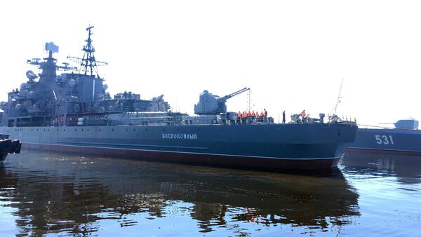 Эсминец Балтийского флота Беспокойный - Sputnik 日本