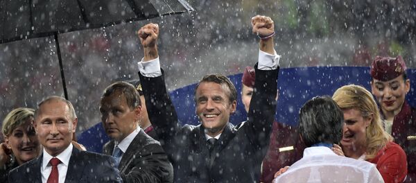 Награждение победителей ЧМ-2018 по футболу - Sputnik 日本