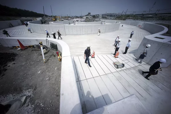 2020年の東京五輪開催場所を巡るプレス・ツアーに参加する記者ら 2020年の東京五輪開催場所を巡るプレス・ツアーに参加する記者ら - Sputnik 日本