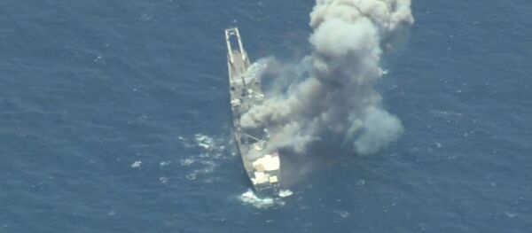 米退役艦を演習で沈没　動画に撮影 - Sputnik 日本