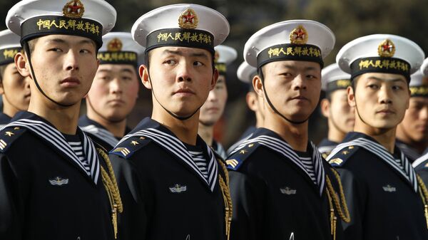 Члены почетного караула ВМФ Китая  - Sputnik 日本