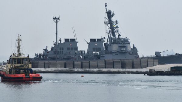 Эсминец ВМС США Карни в порту Одессы - Sputnik 日本