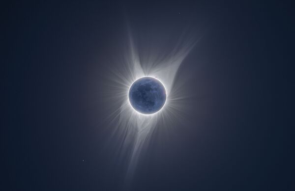 皆既日食。Peter Ward氏撮影 - Sputnik 日本